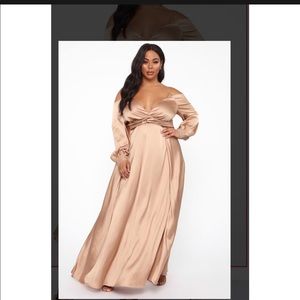 NEW Woman’s Satin Gown